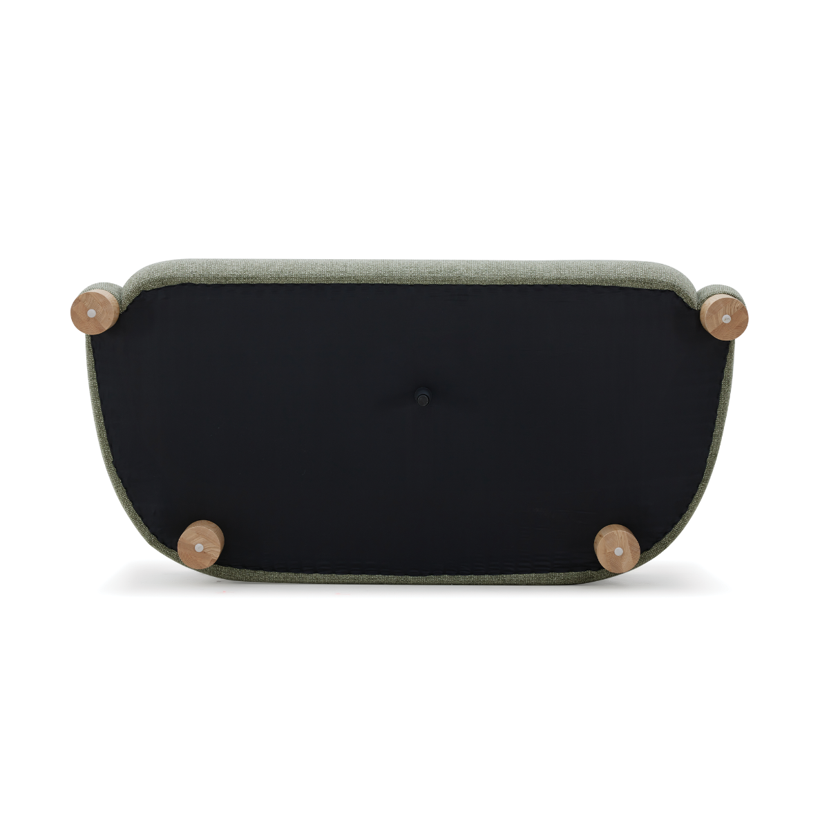 Sofa 2C Oliva con Cojín Lumbar Verde