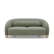 Sofa 2C Oliva con Cojín Lumbar Verde
