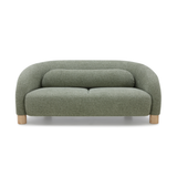 Sofa 2C Oliva con Cojín Lumbar Verde