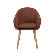 Silla Comedor Claire Terracota