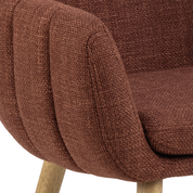 Silla Comedor Claire Terracota