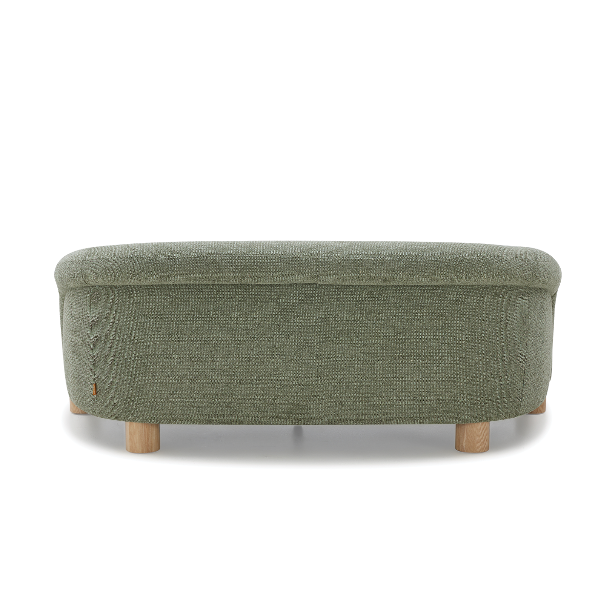 Sofa 2C Oliva con Cojín Lumbar Verde