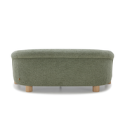 Sofa 2C Oliva con Cojín Lumbar Verde