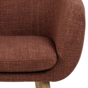 Silla Comedor Claire Terracota