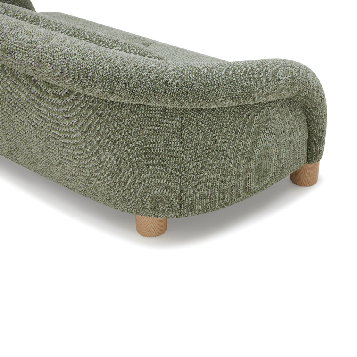 Sofa 2C Oliva con Cojín Lumbar Verde