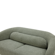Sofa 2C Oliva con Cojín Lumbar Verde