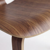 Sillón LCW Eames Walnut.