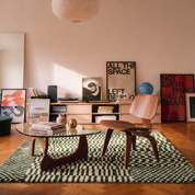 Sillón LCW Eames Walnut.
