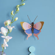 Mariposa con Borde Dorado