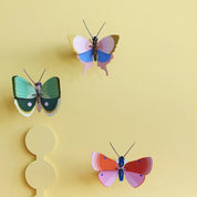 Mariposa con Borde Dorado