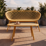 Mesa de centro terraza Serena Mostaza