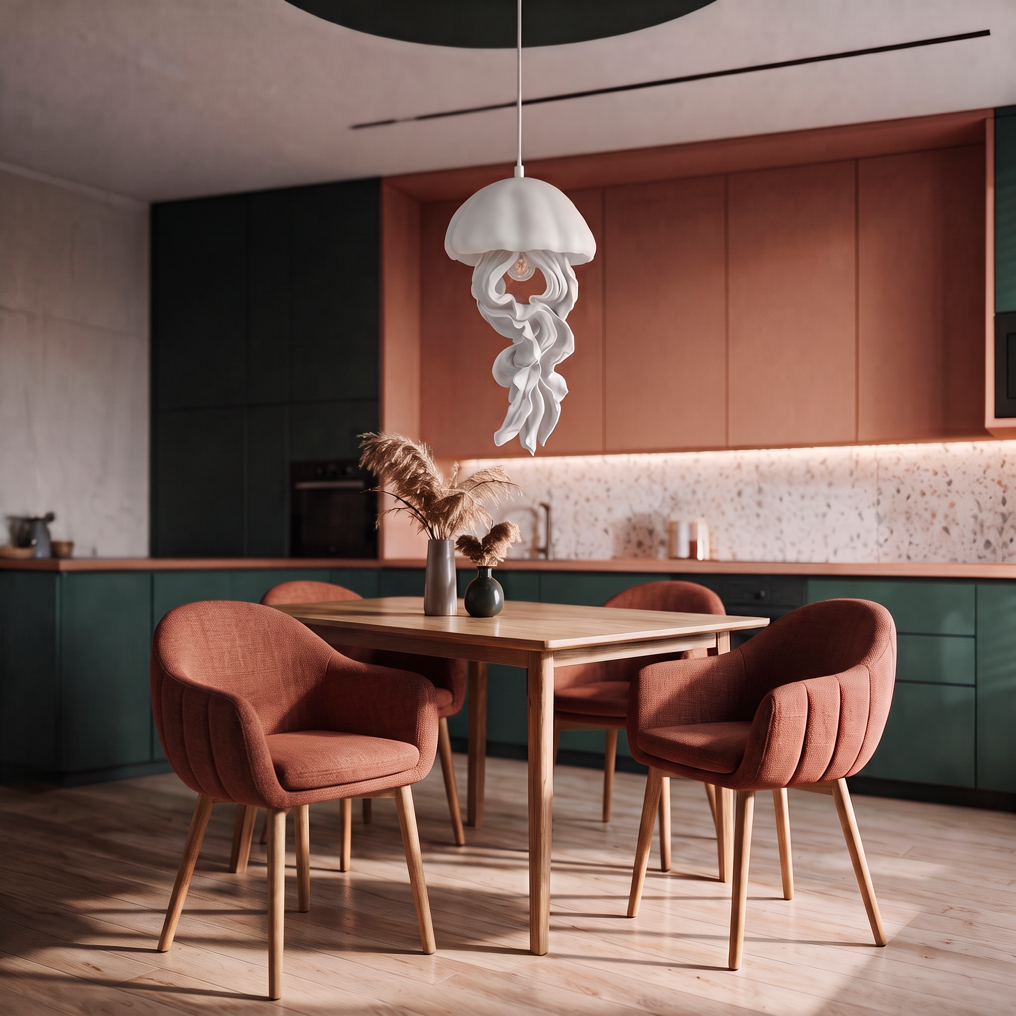 Silla Comedor Claire Terracota