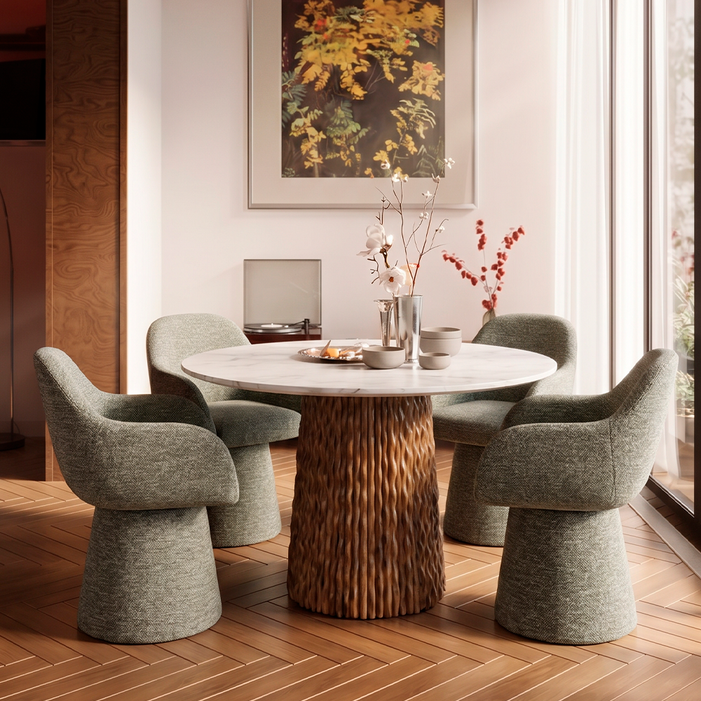 Silla Comedor Luna 360 Verde