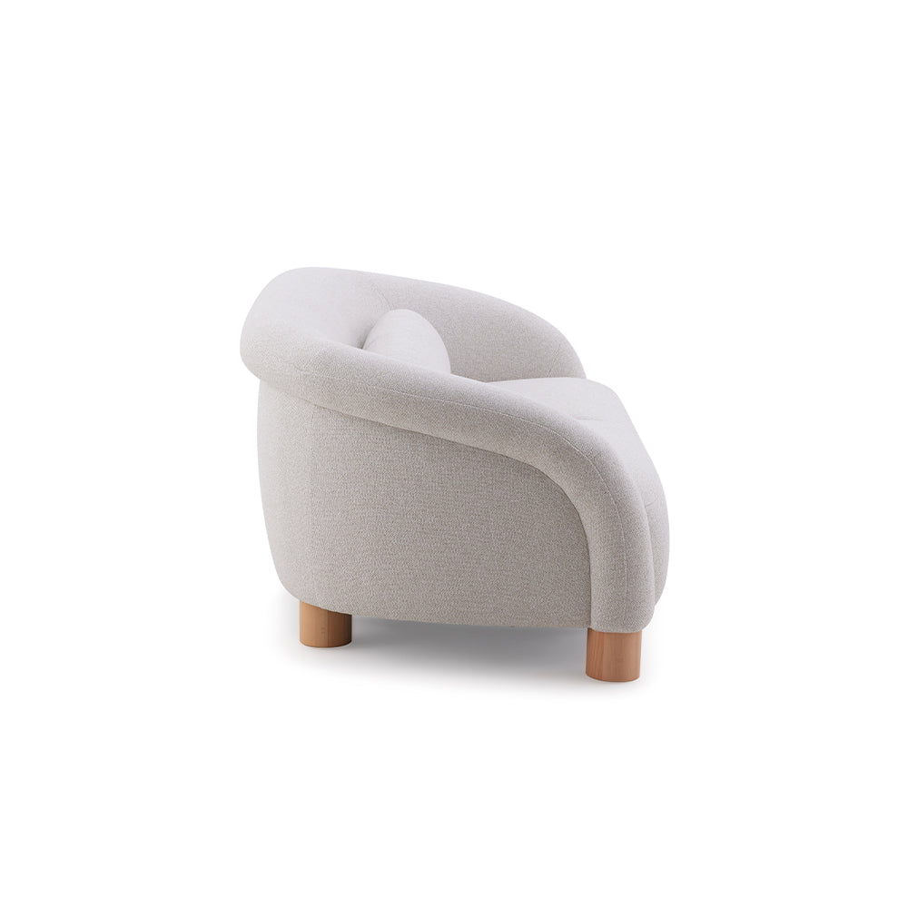 Sofa 2C Oliva con Cojín Lumbar Beige