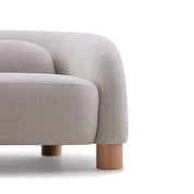 Sofa 2C Oliva con Cojín Lumbar Beige