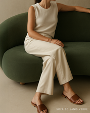 Sofa 3C Janis Verde