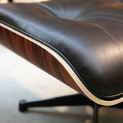 Conjunto Eames Lounge Y Ottoman Negro