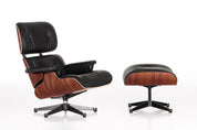 Conjunto Eames Lounge Y Ottoman Negro