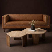 Sofa Cuero 3C Neel Camel