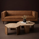 Sofa Cuero 3C Neel Camel