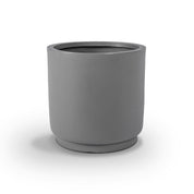 Macetero Cumbuca Alargado Gg Gris c/Plato