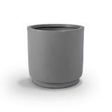 Macetero Cumbuca Alargado Gg Gris c/Plato