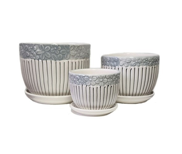 Macetero Trio Flora