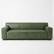 Sofa Cuero 3C Ayme Verde Ingles