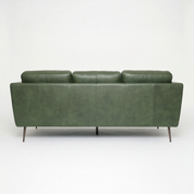 Sofa Cuero 3C Tesa Verde Ingles