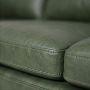 Sofa Cuero 3C Tesa Verde Ingles