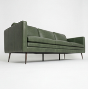 Sofa Cuero 3C Tesa Verde Ingles