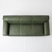 Sofa Cuero 3C Ayme Verde Ingles