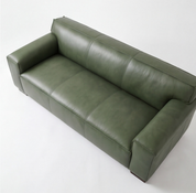 Sofa Cuero 3C Ayme Verde Ingles