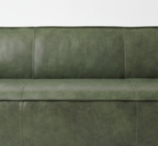 Sofa Cuero 3C Ayme Verde Ingles