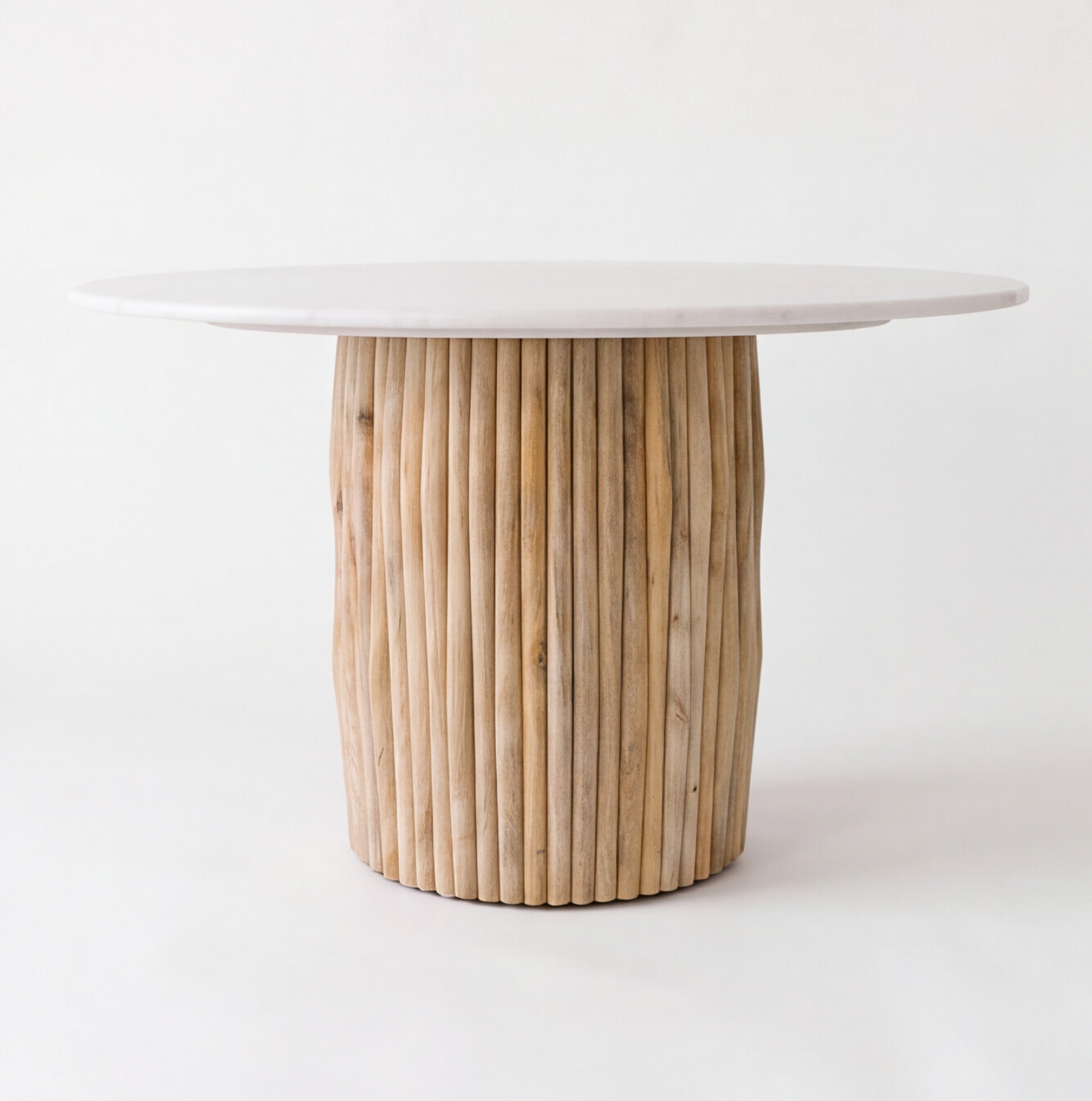 Mesa Comedor Maurice II Mármol Blanco