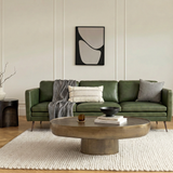 Sofa Cuero 3C Tesa Verde Ingles