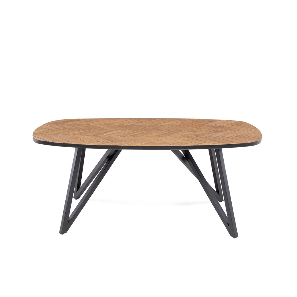Mesa de Comedor Kota L Semi Burnt