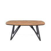 Mesa de Comedor Kota L Semi Burnt