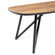 Mesa de Comedor Kota L Semi Burnt