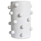 Vase Boule Ceramica Blanca