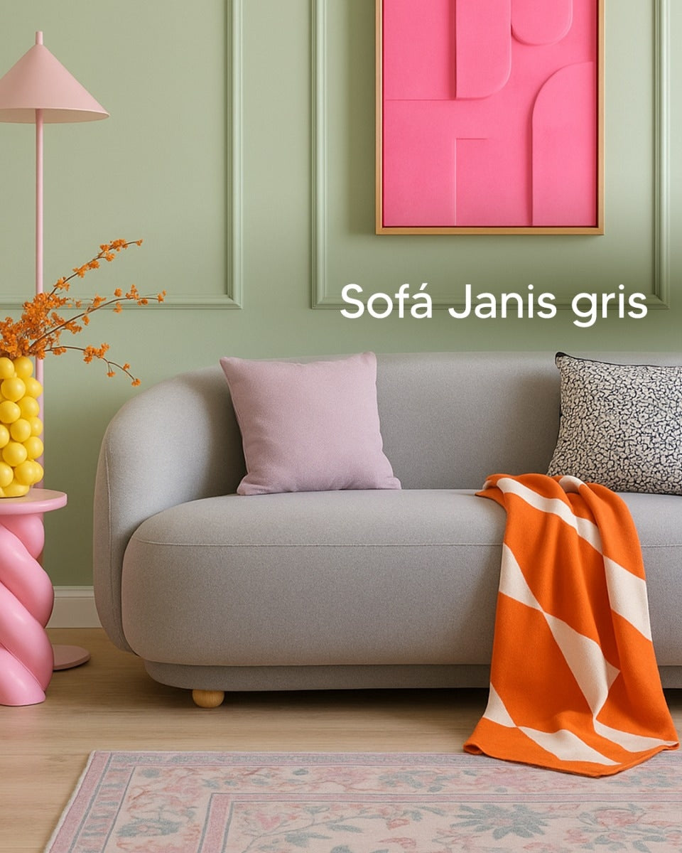 Sofa 3C Janis Gris Oscuro