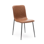 Silla Comedor Lang Ecocuero Café