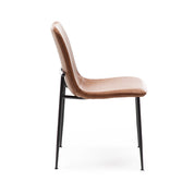 Silla Comedor Lang Ecocuero Café