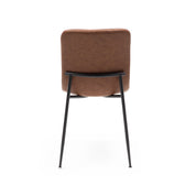 Silla Comedor Lang Ecocuero Café