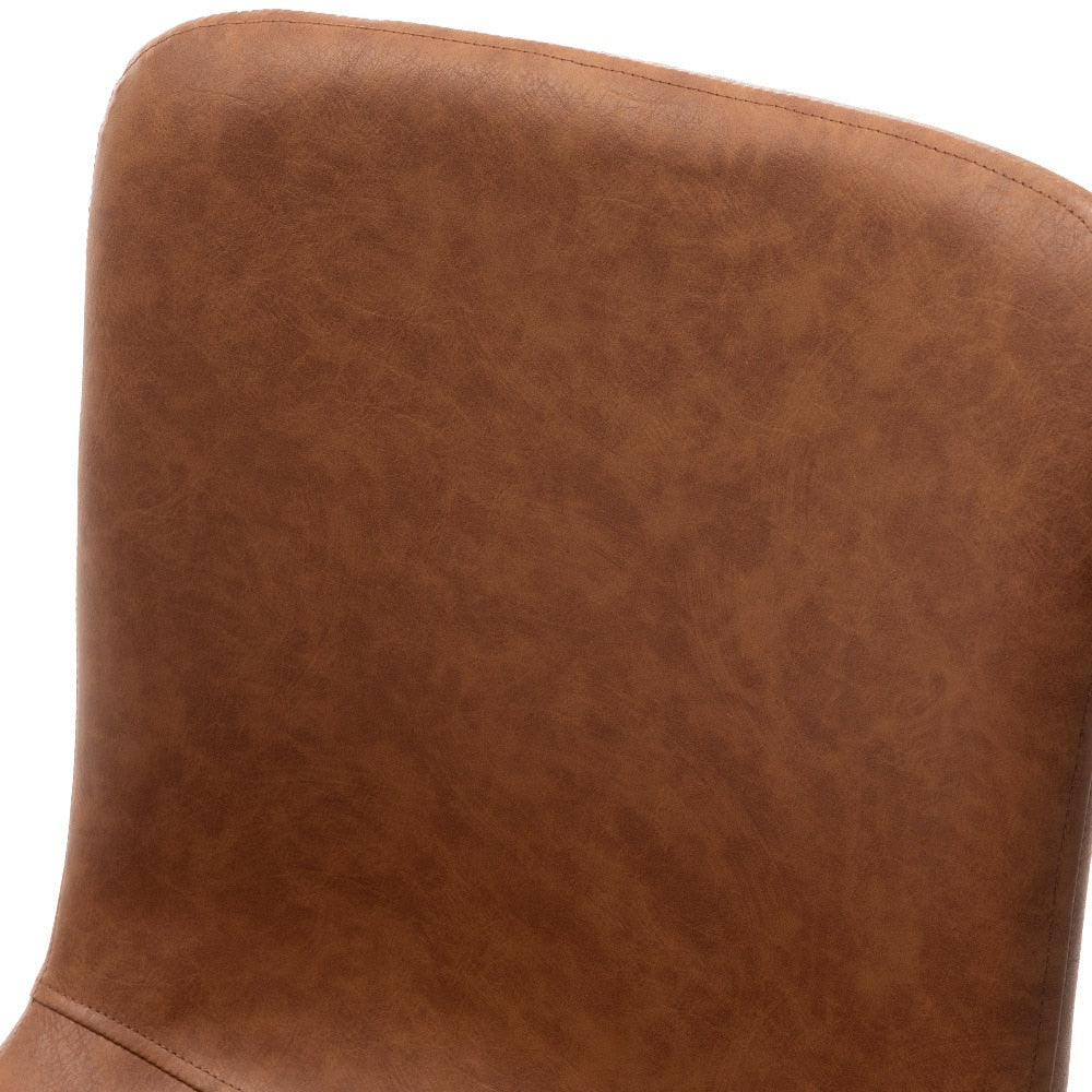 Silla Comedor Lang Ecocuero Café