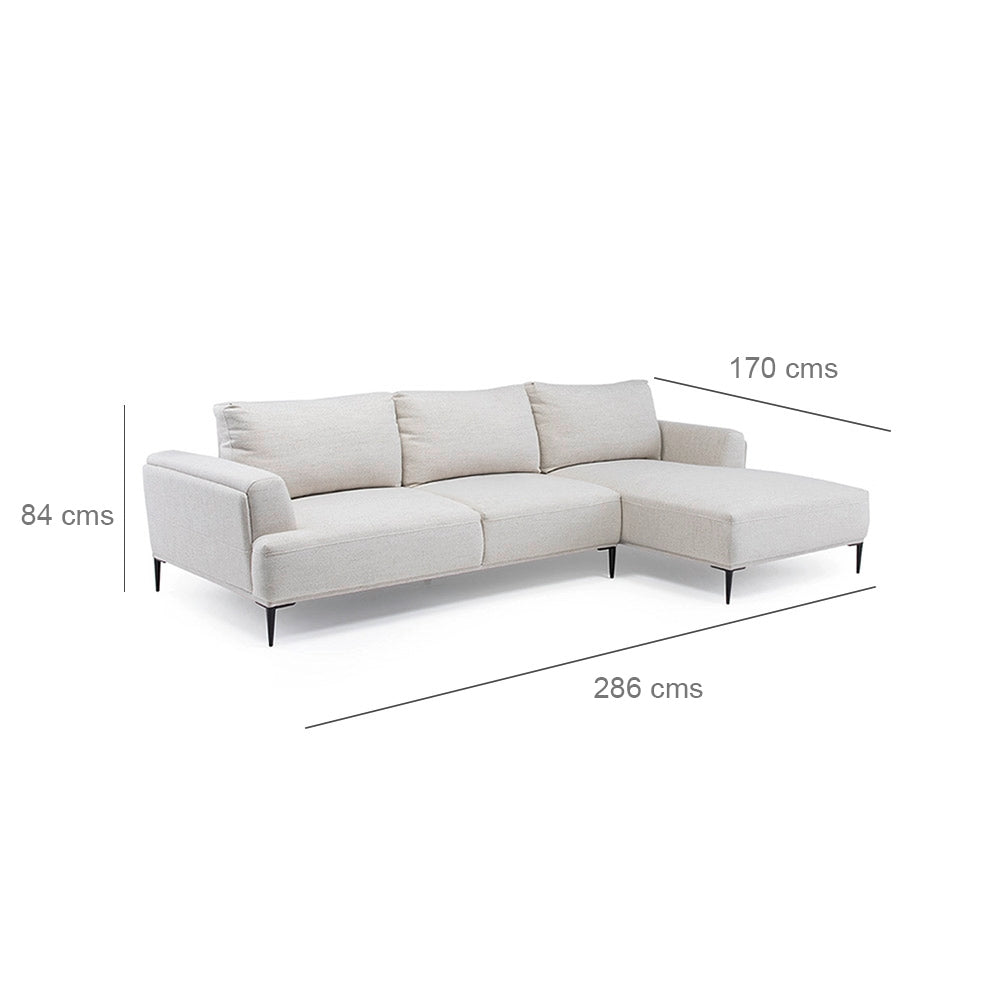 Sofa Seccional Aurus Crudo Derecho