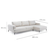 Sofa Seccional Aurus Crudo Derecho