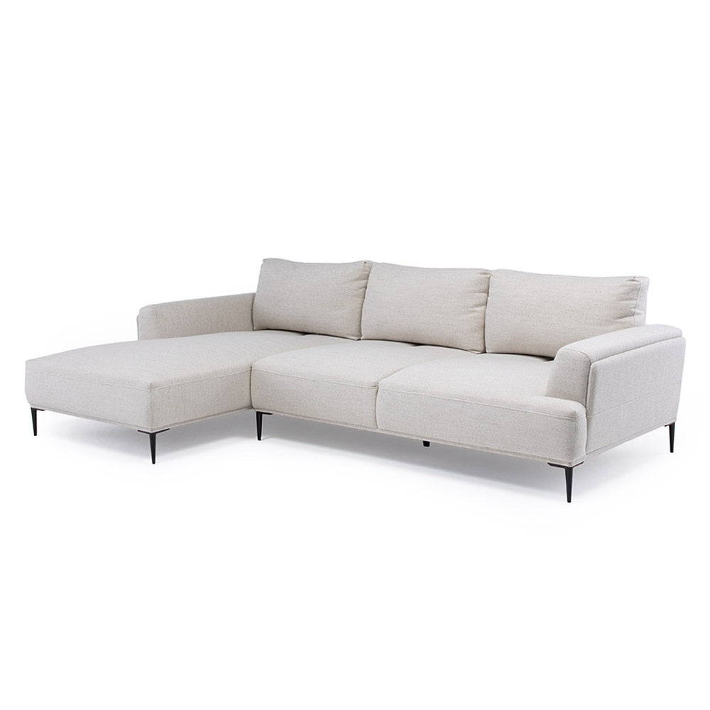 Sofa Seccional Aurus Crudo Izquierdo
