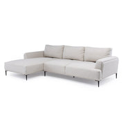Sofa Seccional Aurus Crudo Izquierdo