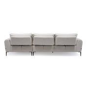 Sofa Seccional Aurus Crudo Izquierdo